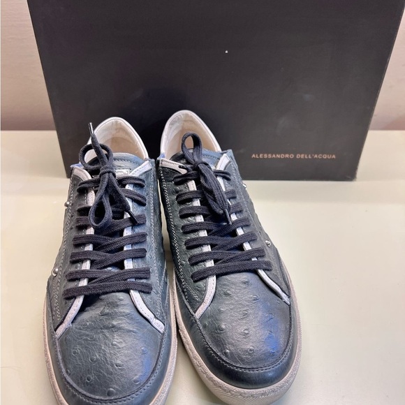 Blue Textured Sneakers - Picture 1 of 6